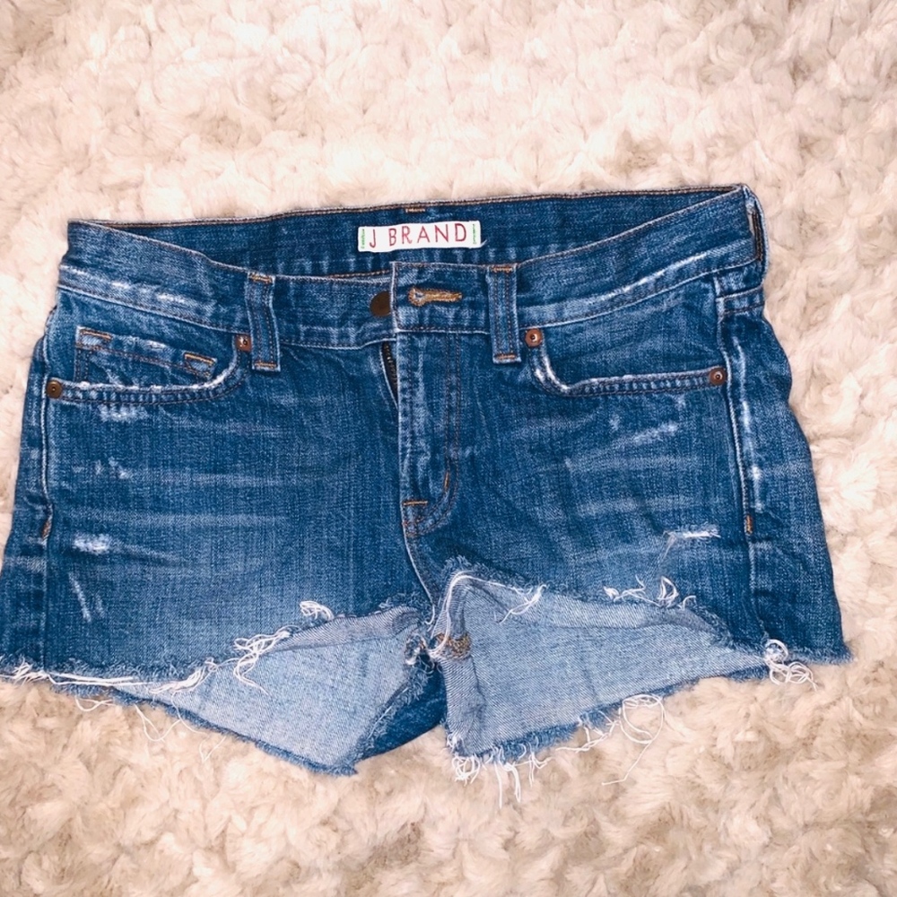 J Brand mid-waisted shorts (26)